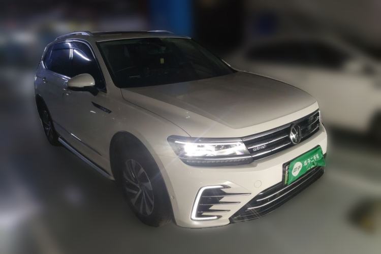 Used Volkswagen Tiguan L New Energy 2021 430 PHEV Plug-in Hybrid Flagship Edition Front Right 45 Deg