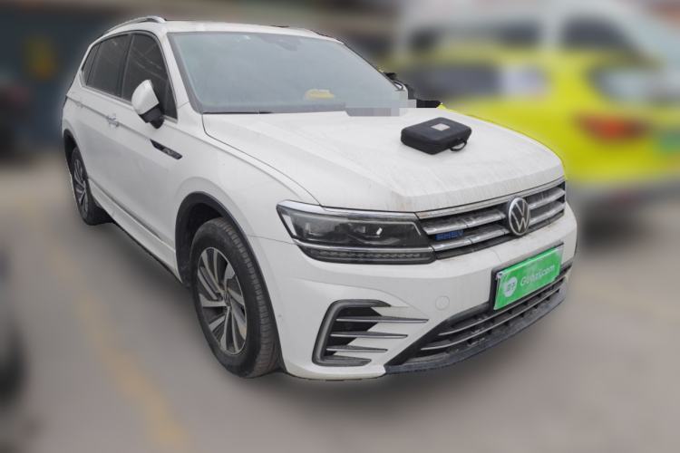 Used Volkswagen Tiguan L New Energy 2021 430 PHEV Plug-in Hybrid Flagship Edition Front Right 45 Deg