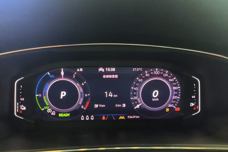 Used Volkswagen Tiguan L New Energy 2021 430 PHEV Plug-in Hybrid Flagship Edition Instrument Cluster