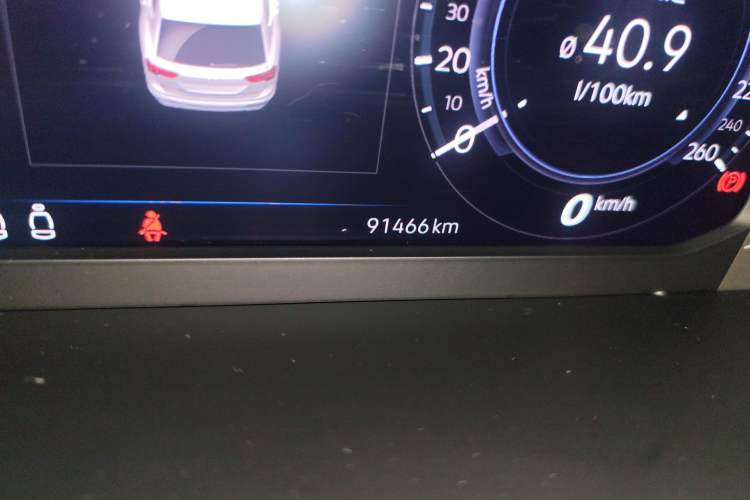 Used Volkswagen Tiguan L New Energy 2021 430 PHEV Plug-in Hybrid Flagship Edition Odometer Close Up