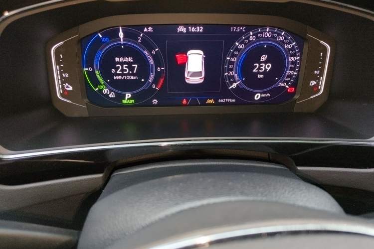 Used Volkswagen Tiguan L New Energy 2021 430 PHEV Plug-in Hybrid Flagship Edition Odometer Close Up