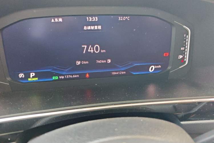 Used Volkswagen Tiguan L New Energy 2021 430 PHEV Plug-in Hybrid Prestige Edition Odometer Close Up