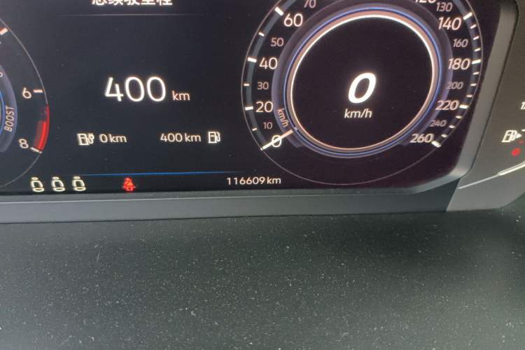 Used Volkswagen Tiguan L New Energy 2021 430 PHEV Plug-in Hybrid Flagship Edition Odometer Close Up
