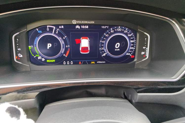 Used Volkswagen Tiguan L New Energy 2021 430 PHEV Plug-in Hybrid Flagship Edition Odometer Close Up