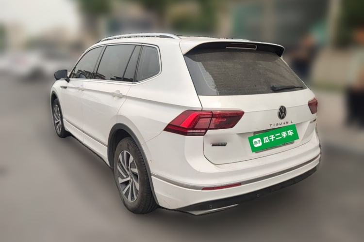 Used Volkswagen Tiguan L New Energy 2021 430 PHEV Plug-in Hybrid Flagship Edition Rear Left 45 Deg