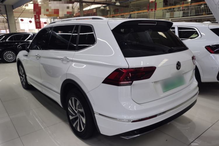 Used Volkswagen Tiguan L New Energy 2021 430 PHEV Plug-in Hybrid Flagship Edition Rear Left 45 Deg