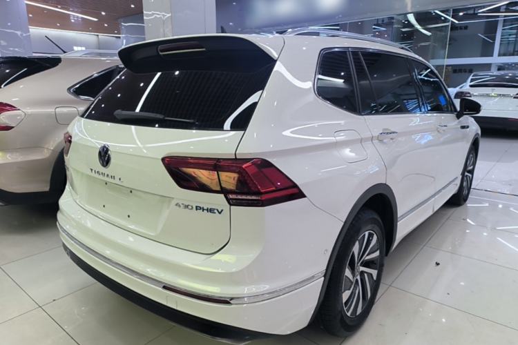 Used Volkswagen Tiguan L New Energy 2021 430 PHEV Plug-in Hybrid Flagship Edition Rear Right 45 Deg