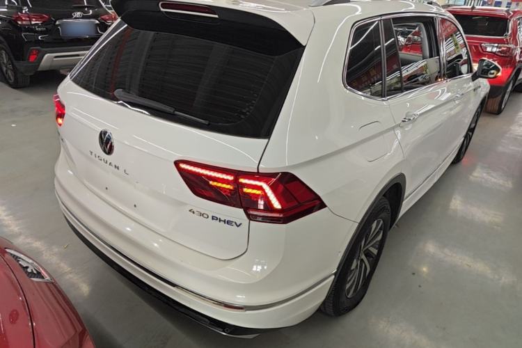 Used Volkswagen Tiguan L New Energy 2021 430 PHEV Plug-in Hybrid Flagship Edition Rear Right 45 Deg