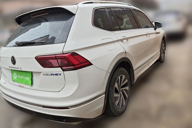 Used Volkswagen Tiguan L New Energy 2021 430 PHEV Plug-in Hybrid Flagship Edition Rear Right 45 Deg