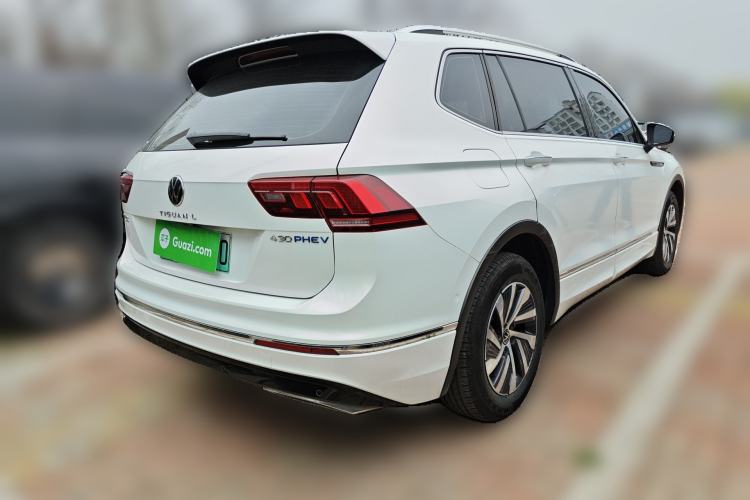 Used Volkswagen Tiguan L New Energy 2021 430 PHEV Plug-in Hybrid Prestige Edition Rear Right 45 Deg
