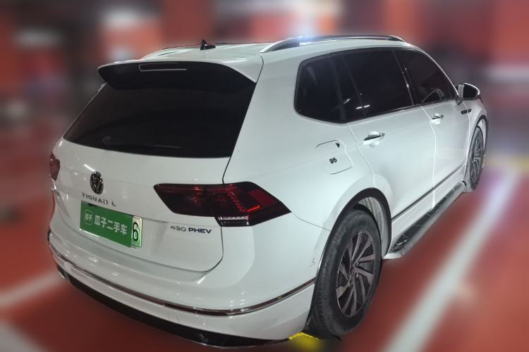 Used Volkswagen Tiguan L New Energy 2021 430 PHEV Plug-in Hybrid Flagship Edition Rear Right 45 Deg