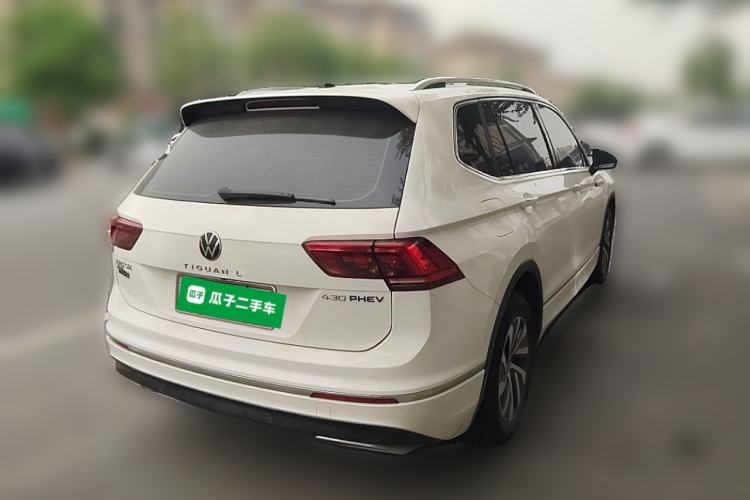 Used Volkswagen Tiguan L New Energy 2021 430 PHEV Plug-in Hybrid Flagship Edition Rear Right 45 Deg
