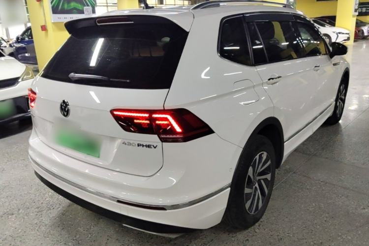Used Volkswagen Tiguan L New Energy 2021 430 PHEV Plug-in Hybrid Prestige Edition Rear Right 45 Deg