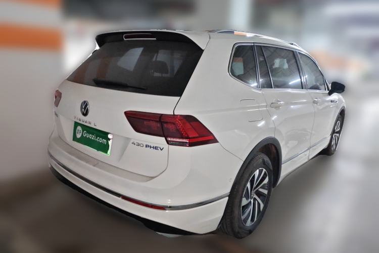 Used Volkswagen Tiguan L New Energy 2021 430 PHEV Plug-in Hybrid Flagship Edition Rear Right 45 Deg