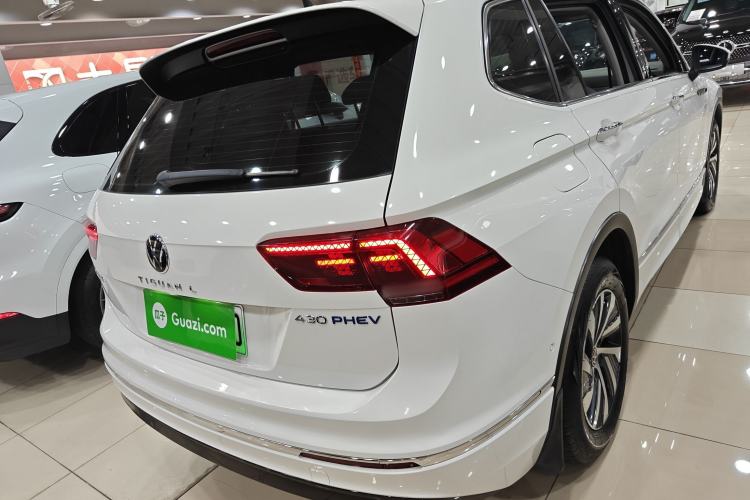 Used Volkswagen Tiguan L New Energy 2021 430 PHEV Plug-in Hybrid Flagship Edition Rear Right 45 Deg