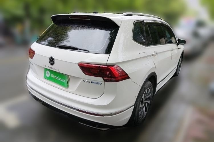 Used Volkswagen Tiguan L New Energy 2021 430 PHEV Plug-in Hybrid Flagship Edition Rear Right 45 Deg