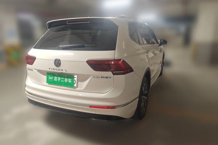 Used Volkswagen Tiguan L New Energy 2021 430 PHEV Plug-in Hybrid Flagship Edition Rear Right 45 Deg