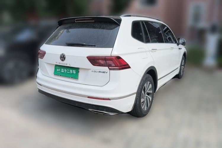 Used Volkswagen Tiguan L New Energy 2021 430 PHEV Plug-in Hybrid Flagship Edition Rear Right 45 Deg