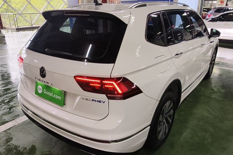 Used Volkswagen Tiguan L New Energy 2021 430 PHEV Plug-in Hybrid Flagship Edition Rear Right 45 Deg