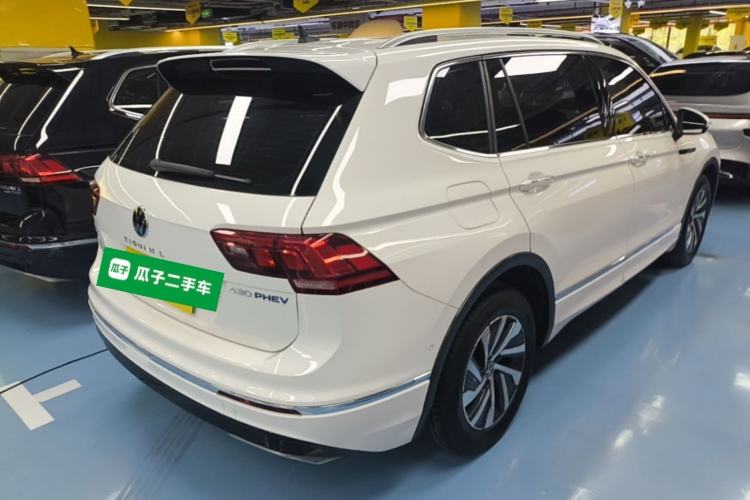 Used Volkswagen Tiguan L New Energy 2021 430 PHEV Plug-in Hybrid Prestige Edition Rear Right 45 Deg