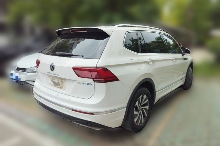 Used Volkswagen Tiguan L New Energy 2021 430 PHEV Plug-in Hybrid Flagship Edition Rear Right 45 Deg