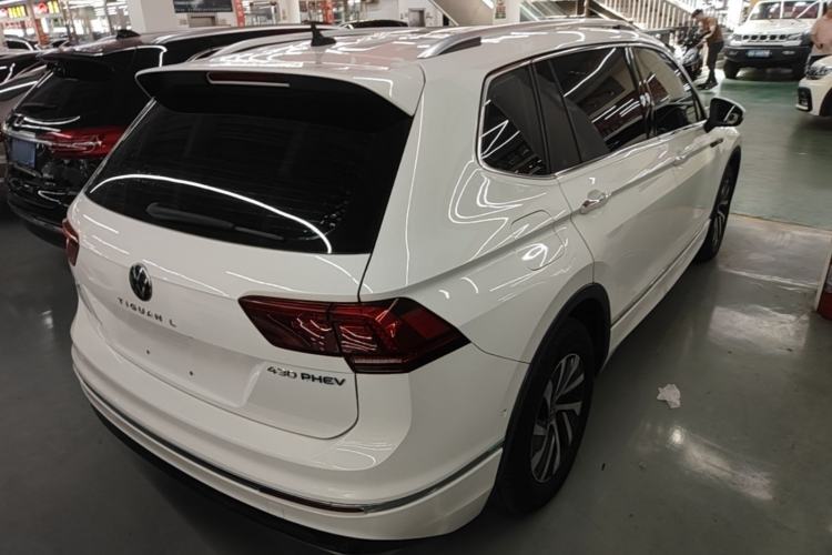 Used Volkswagen Tiguan L New Energy 2021 430 PHEV Plug-in Hybrid Flagship Edition Rear Right 45 Deg
