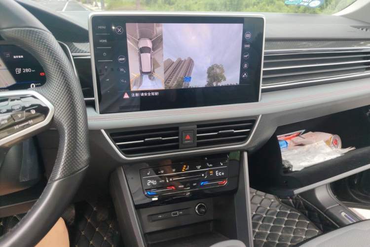 Used Volkswagen Tiguan L New Energy 2022 430 PHEV Plug-in Hybrid Flagship Edition Audio And AC Panel
