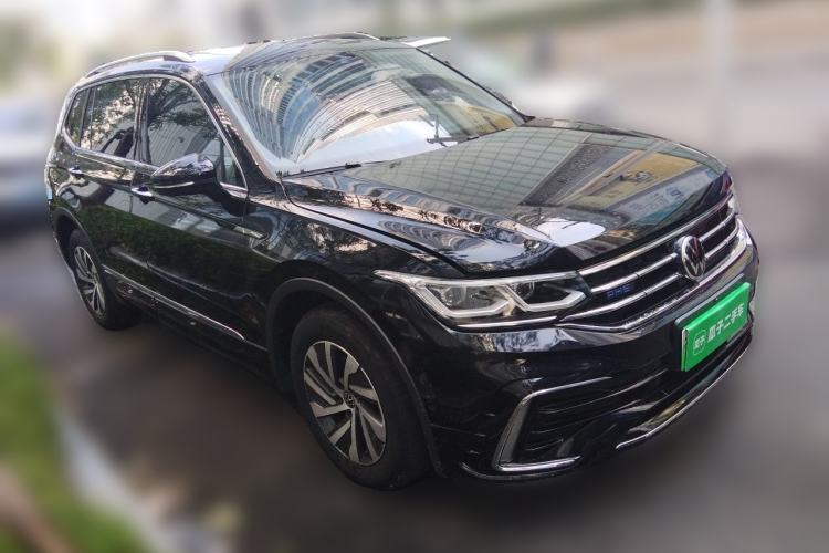 Used Volkswagen Tiguan L New Energy 2022 430 PHEV Plug-in Hybrid Flagship Edition Front Right 45 Deg