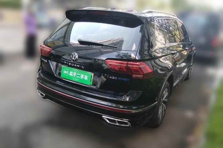 Used Volkswagen Tiguan L New Energy 2022 430 PHEV Plug-in Hybrid Flagship Edition Rear Right 45 Deg