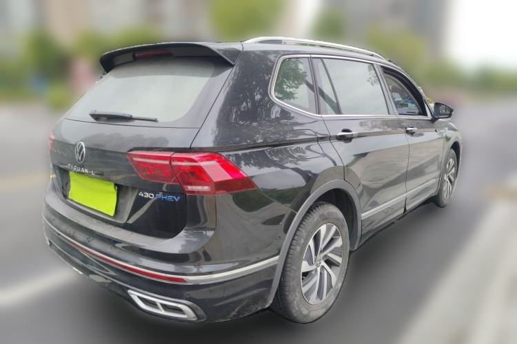 Used Volkswagen Tiguan L New Energy 2022 430 PHEV Plug-in Hybrid Flagship Edition Rear Right 45 Deg