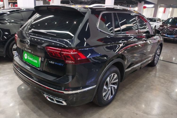 Used Volkswagen Tiguan L New Energy 2022 430 PHEV Plug-in Hybrid Prestige Edition Rear Right 45 Deg