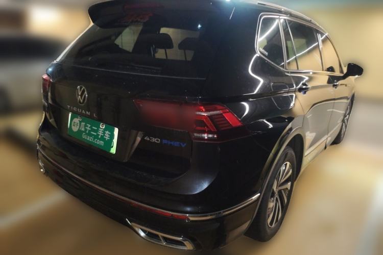 Used Volkswagen Tiguan L New Energy 2022 430 PHEV Plug-in Hybrid Flagship Edition Rear Right 45 Deg