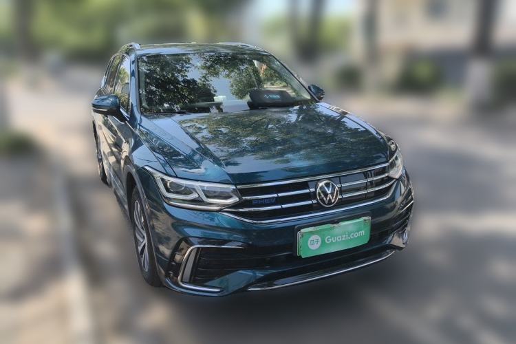 Used Volkswagen Tiguan L New Energy 2022 430 PHEV Plug-in Hybrid Flagship Edition Front Right 45 Deg
