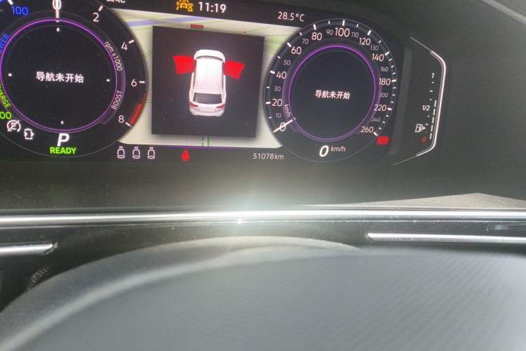 Used Volkswagen Tiguan L New Energy 2022 430 PHEV Plug-in Hybrid Flagship Edition Odometer Close Up