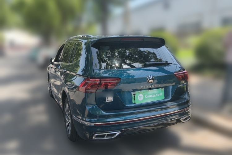 Used Volkswagen Tiguan L New Energy 2022 430 PHEV Plug-in Hybrid Flagship Edition Rear Left 45 Deg