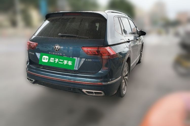 Used Volkswagen Tiguan L New Energy 2022 430 PHEV Plug-in Hybrid Prestige Edition Rear Right 45 Deg