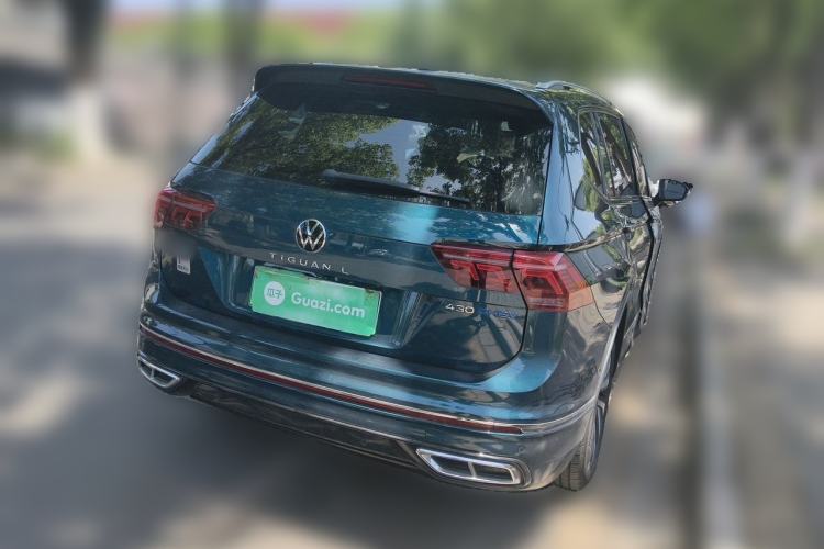 Used Volkswagen Tiguan L New Energy 2022 430 PHEV Plug-in Hybrid Flagship Edition Rear Right 45 Deg