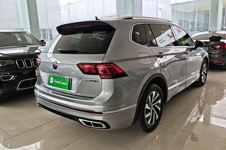Used Volkswagen Tiguan L New Energy 2022 430 PHEV Plug-in Hybrid Flagship Edition Rear Right 45 Deg