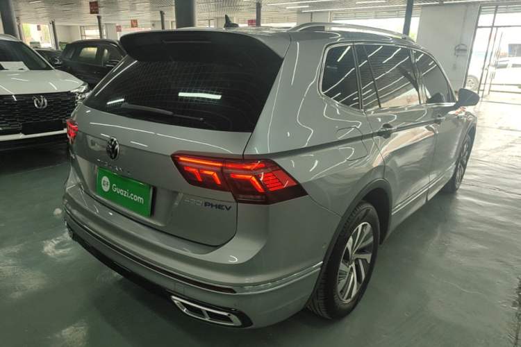 Used Volkswagen Tiguan L New Energy 2022 430 PHEV Plug-in Hybrid Flagship Edition Rear Right 45 Deg