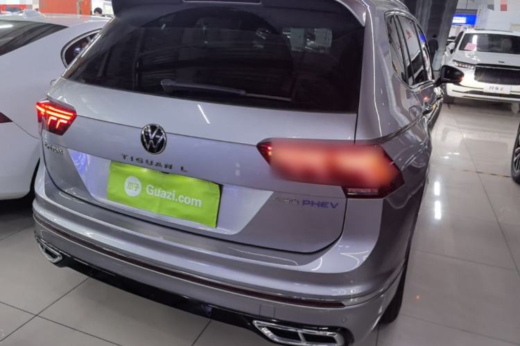 Used Volkswagen Tiguan L New Energy 2022 430 PHEV Plug-in Hybrid Flagship Edition Rear Right 45 Deg