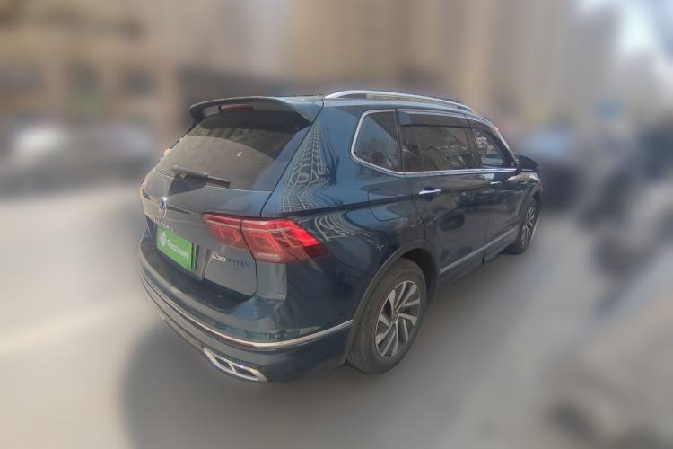 Used Volkswagen Tiguan L New Energy 2022 430 PHEV Plug-in Hybrid Flagship Edition Rear Right 45 Deg