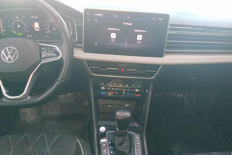 Used Volkswagen Tiguan L New Energy 2022 430 PHEV Plug-in Hybrid Flagship Edition Audio And AC Panel