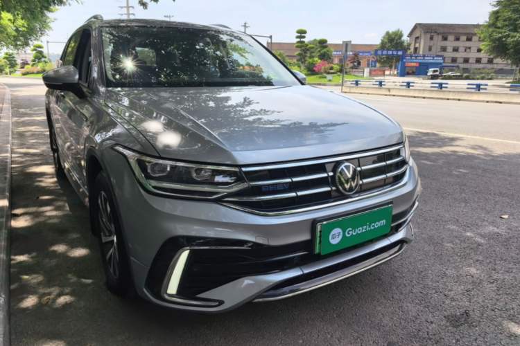 Used Volkswagen Tiguan L New Energy 2022 430 PHEV Plug-in Hybrid Prestige Edition Front Right 45 Deg