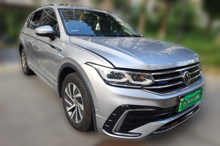 Used Volkswagen Tiguan L New Energy 2022 430 PHEV Plug-in Hybrid Flagship Edition Front Right 45 Deg