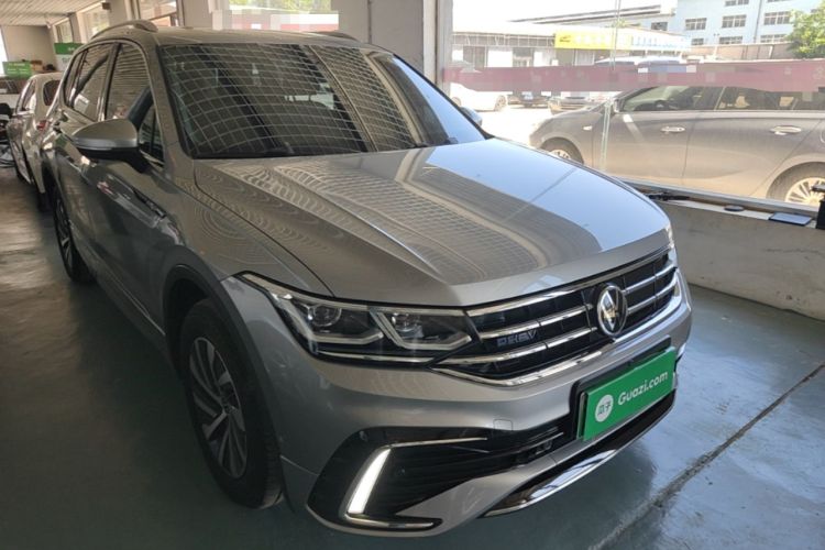 Used Volkswagen Tiguan L New Energy 2022 430 PHEV Plug-in Hybrid Flagship Edition Front Right 45 Deg