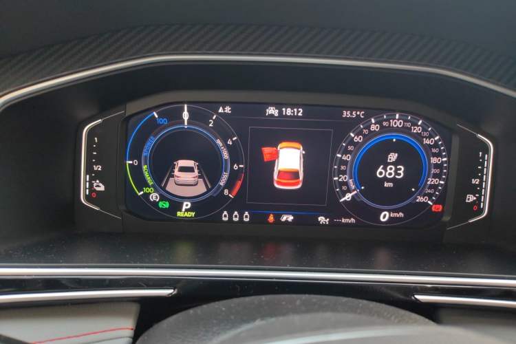 Used Volkswagen Tiguan L New Energy 2022 430 PHEV Plug-in Hybrid Flagship Edition Instrument Cluster
