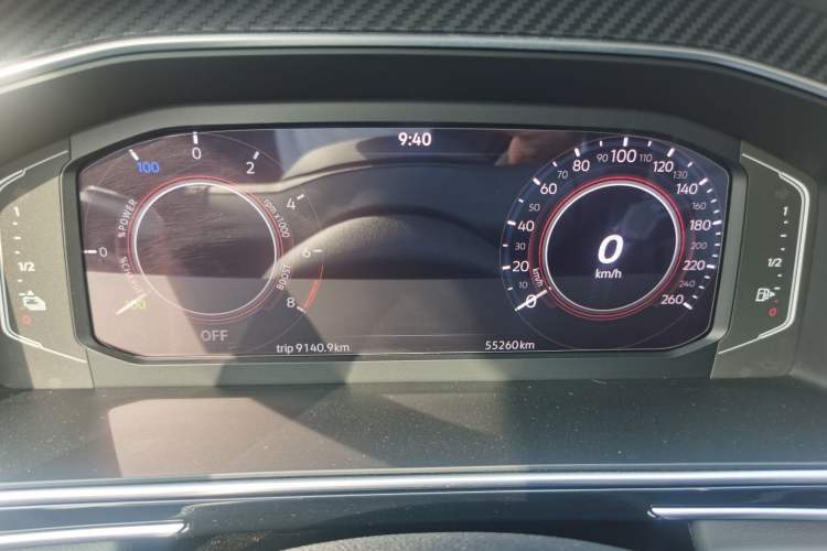 Used Volkswagen Tiguan L New Energy 2022 430 PHEV Plug-in Hybrid Flagship Edition Odometer Close Up