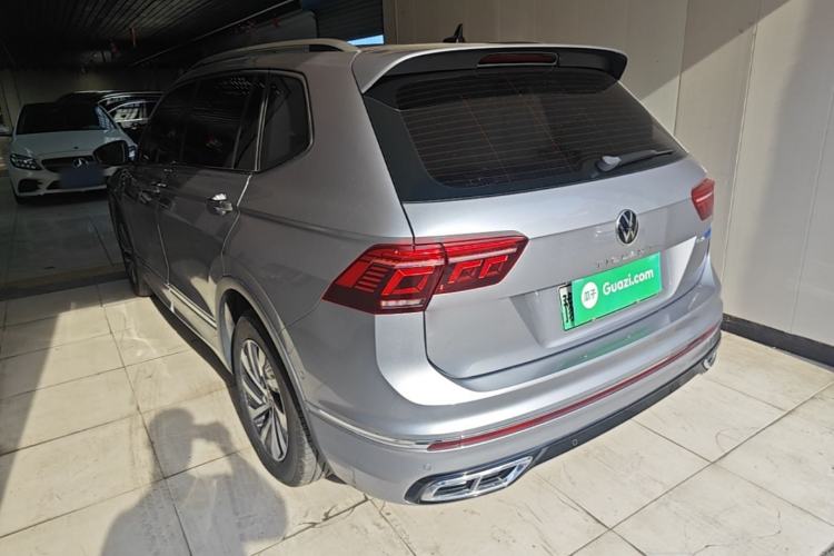 Used Volkswagen Tiguan L New Energy 2022 430 PHEV Plug-in Hybrid Flagship Edition Rear Left 45 Deg
