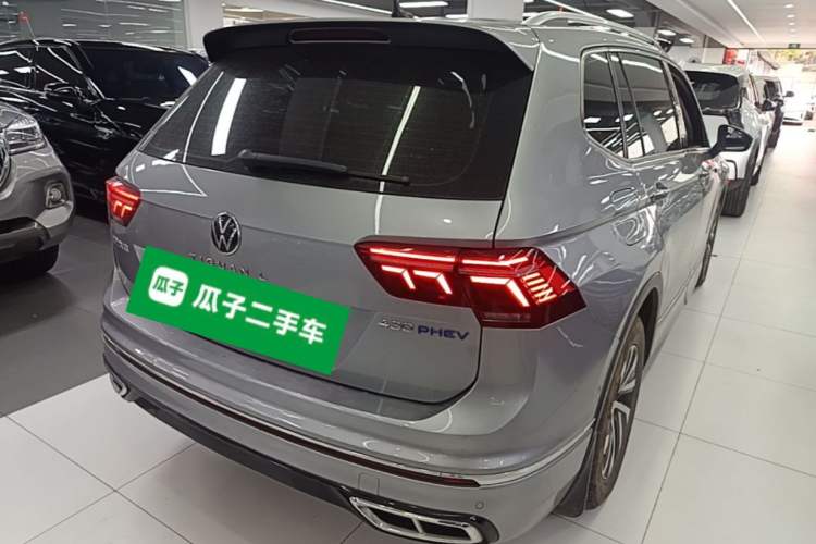 Used Volkswagen Tiguan L New Energy 2022 430 PHEV Plug-in Hybrid Prestige Edition Rear Right 45 Deg