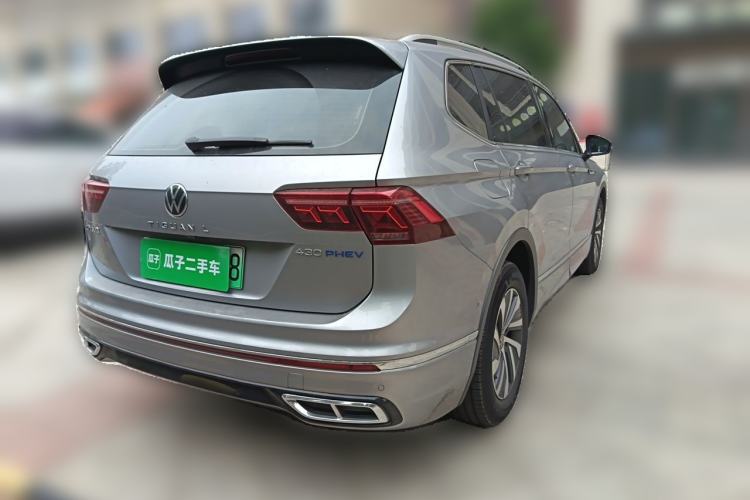 Used Volkswagen Tiguan L New Energy 2022 430 PHEV Plug-in Hybrid Flagship Edition Rear Right 45 Deg
